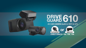 Scene DriveGuard 610 กล้องติดรถยนต์ ความคมชัด 2K Quad HD (ฟรี!! Micro SD 32GB) Built in Wi-Fi & GPS