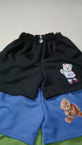 Paket 5pcs celana anak perempuan hotpants motif beruang usia 1-10 tahun fashion trendy dan kekinian