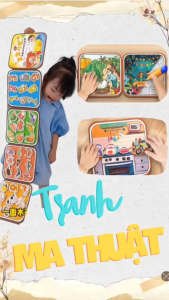 Đồ Chơi Sách Vẽ Tranh Bằng Nước Cho Bé Bút Ma Thuật Sách Có Thể Tháo Ra Và Dán Lại 10 Chủ Đề Sử Dụng Nhiều Lần-đồ Chơi Sách Giáo Dục Sớm