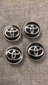 【Delivery 24 hours】4Pcs/Set 57mm 58mm 62mm 63mm Car Badge Tire Center Cover Sign Hub Screw Cap Rim Cover Fit for Toyota Avanza Innova Revo Estimate Corolla Camry Yaris Altis Vios Wigo