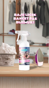 Real Clean Pelika Pelicin Setrika Pewangi Pelembut Pakaian Fresh Peony - Anti Kusut Pelembut Kain