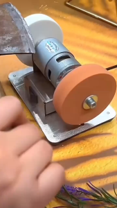 Máy mài dao kéo mini Máy mài đá 2 đầu đa năng dùng điện 220v