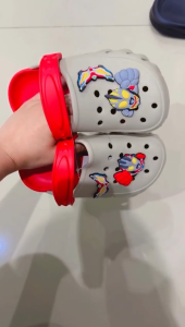 HILOS SANDAL ANAK LAKI-LAKI MODEL KEKINIAN BAIM MOTIF ULTRAMAN BAHAN KARET EVA JELLY AWET TAHAN LAMA