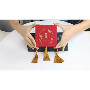 Hộp Gấm Lụa Hoa Sen Đựng Trang Sức Phong Thủy Cao Cấp