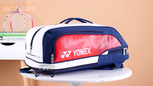2024 YONEX Badminton Bag Double Shoulder Bag Professional Large Capacity Independent Shoe Storage