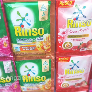 Rinso Anti noda 500 1 renceng isi 6 sachet