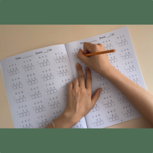 1/3 Math Workbook for Practicing Addition & Subtraction within 1000 Add and Subtract - Double Digit Triple Digit and More - 2 Digit - 3 Digit - Multi Digit Primary Kindergarten Practice Arithmetic Numbers Exercise Mathematics Arithmetic Writing Book