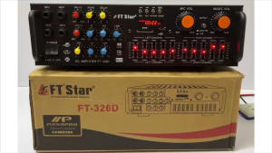 【KYLI】FT STAR FT-326D 2 Channel Amplifier With Mixer Equalizer