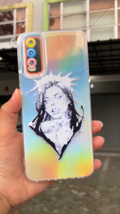 Case Hologram Fashion AEST IPHONE X XS XR 7 PLUS 8 PLUS 11 12 13 14 15 PRO PROMAX Casing Hologram Aurora Aero Case