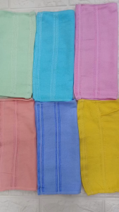 Kids/ Children/ baby  Double Layer Gauze Soft Cotton Handkerchief Square Towel Wipes Washcloth  小孩手帕方巾  tuala mulut budak