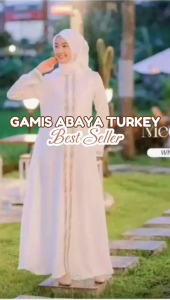 GAMIS JAMIYAH ARABIANMODEL ABAYA JUMBO LD 125 WOLPEACH PREMIUM 2024