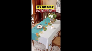 Taplak Meja Makan Anti Air Ukuran 180x137CM / Bahan PEVA Tahan Air kain mewah minimalis/ Tikar Taplak Meja Makan Waterproof