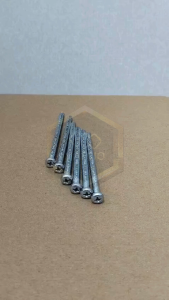 BAUT JP M5X75 PAN HEAD SEKRUP M5 X 75 PANJANG 75CM 75 CM 5X75 5 X 75 MM 75MM OBENG PLUS SKRUP PUTIH GALVANIZ GALVANIS GALPANIS PITCH DRAT 0.8