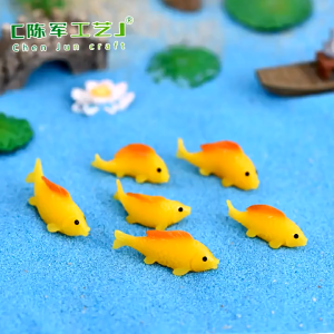 Mô hình tiểu cảnh Cá Koi Hoa Sen Lá Sen Thuyền Tre  mô hình trang trí tiểu cảnh sen đá terrarium