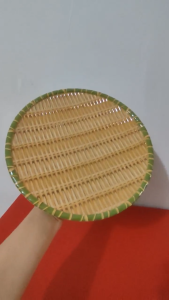 đĩa nhựa đĩa nhựa phíp giả tređựng hoa quảđồ ăn size 20 - 25cm