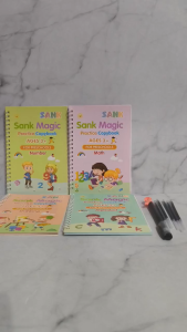 Buku Ajaib Sank Magic Book 1 Set 4 Buku + Pulpen + Refill Buku Belajar Menulis Pra Sekolah Praktis
