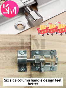 Grendel / Slot 2" Isi (10 pcs) Jendela / Pintu / Lemari / Laci Stainless Steel Free Skrup