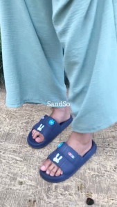 SandSo - Q66 Acc Kelinci Sandals Wanita Karet Rubber Jelly Polos Plain Sandal Perempuan Dewasa Slip On Slide Flip Flop Sendal Flipper Slipper Flat Teplek Slop Selop Lentur Empuk Rumah Kamar Mandi Kantor Kerja Pantai Anti Air Licin Fungsional Multifungsi