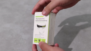 Portable LED หลอดไฟหน้า HXP50+COB ด้วยเซ็นเซอร์คลื่น และอัจฉริยะ การใช้งานด้วยร่วมกัน IPX4 สำหรับขี้จักรยานกลางคืน