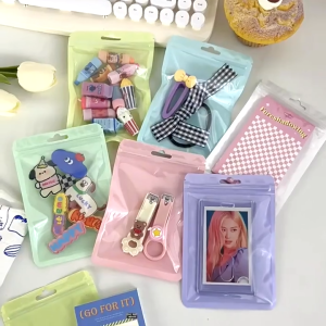 SK-C1110 Plastik Klip Ziplock Sachet Flat Packaging Snack Aksesoris Serbaguna / Plastik Foil Klip