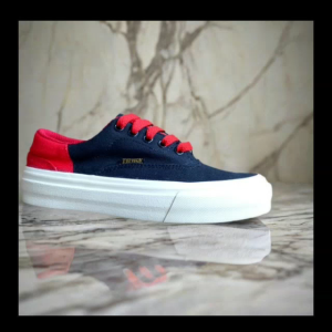 Sepatu Anak Sekolah Lakilaki & Perempuan Terbaru Sneaker Kasual Santay Skate Warna Hitam Merah