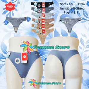 SOREX LADIES CD GST 31234 INVISIBLE - CD CELANA DALAM G-STRING WANITA