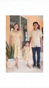 KAYISH Family Matching Outfit  Yellow floral family set ootd for the whole family(momdadgirlboy)-unit sold per PIECE