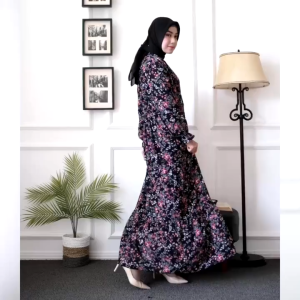 Gamis JASMIN CERUTI Kondangan Pesta Elegan Wanita Homey Dress Muslim