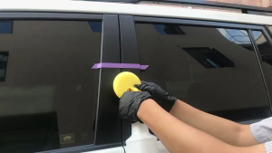 Mút bôi dưỡng nội thất ô tô quét nhựa nhám  Taiwan hàng xịn