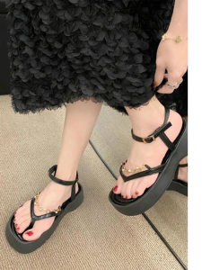 RUIMO Sandal Wanita Sandal Wedges Trendy Korean Fashion Style Karet Heels Empuk Anti Slip 238
