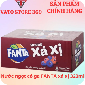 Nước ngọt có ga FANTA xá xị lon 320ml