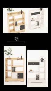 FREESHIP HCM - Kệ Sách Gỗ MDF Tatana KS022 – có thiết kế theo yêu cầu khách hàng