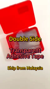 贴对联专用双面胶透明无痕防水防风双面贴春联福字喜字新年婚庆婚车生日派对纳米胶带超强力粘照片气球固定胶条不留痕 Birthday Party Event Transparent Double Side Cutted Tape
