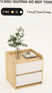 FREESHIP HCM - Tủ Đầu Giường Tab Đầu Giường Gỗ MDF Tatana TG006 - có thiết kế theo yêu cầu khách hàng