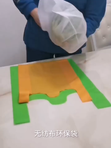 Eco-friendly bag Sando bag Non-woven shopping tote bag Vest bag Gift packaging storage Takeaway tote bag #SD-2(M)