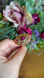 💥แหวนพลอยทับทิม แหวนพรรณราย พลอยแท้ อัญมณีพลอยคัดเกรดเสริมราศีความมงคล เครื่องประดับของแท้ สินค้ามีใบรับประกันดูแลตลอดการใช้งาน AUFU STORE