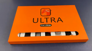 MIYA UTRAL Smart Watch Heart Rate Blood Pressure Monitoring Bluetooth Call Waterproof 49mm Full Touch Screen Sports 7 in 1 Smart Watch Set ultra 2 watch strap