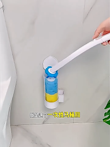 แปรงขัดห้องน้ำใช้แล้วทิ้ง แปรงขัดห้องน้ำ แปรงขัดส้วม พร้อมแผ่นน้ำยา6ตัว ที่ขัดห้องน้ำ ใช้แล้วทิ้ง ที่ขัดห้องน้ำ แปรงล้างห้องน้ำ