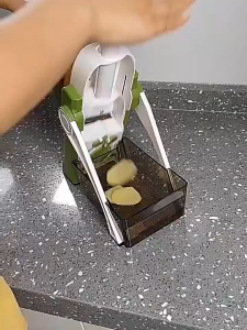 🔰 FLASH SALE > 16 in 1 Mandoline Slicer Chopper Easy Vegetables Fruits Meats Cutters Dicing Knife Kitchen Tool