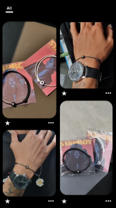 Gelang Couple Starboy Stargirl Viral (2pcs) Logo Star Convers Y2k 1mm Tipis