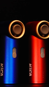 KiCA JetFan Mini Air Blower Pocket Turbo Fan พัดลมชาร์จไฟได้ แบต 3000 mAh. ใช้งานนานสุด13ชั่วโมง รับประกัน1ปี