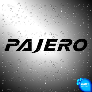 Mitsubishi Pajero Sticker | 8 inches | Decals | Vinyl Weather Proof