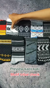 Kaos Kaki Oldschool Motif Tribal Skate Panjang Premium - Hosela Project