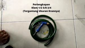 GEMUK Selang Air Cuci Motor 20 Meter Sepaket Selang Air Bening Anti Lumut Tebal Dengan Semprotan Nozzle Selang Air Cuci Mobil Motor Selang Air Kebun