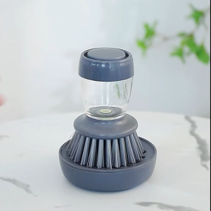 Soap Dispensing Palm Brush Sikat Cuci Piring Sikat Pembersih Panci Sikat Dispenser Sabun Premium