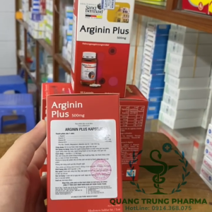 Viên Uống Bổ Gan Arginin Plus hộp 60 viên giải độc tăng cường chức năng gan chính hãng Đức