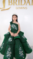 Two Layer Umbrella Cut Ballgown For 7-8 Yrs Old. 