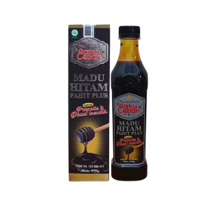 Madu Hitam Pahit Ratu Lebah Plus Ekstrak Propolis Daun Insulin 470gram