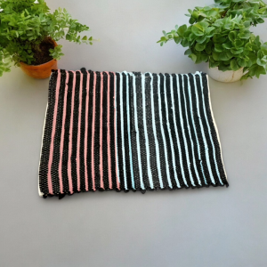 KESET LANTAI ANTI SLIP MOTIF ANYAM TEBAL 60X40CM