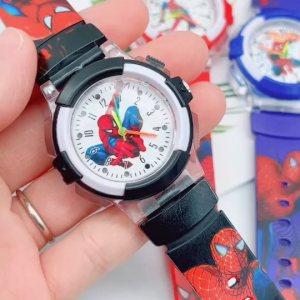 SPM นาฬิกาเด็กชาย เท่ๆ ซุปเปอร์ฮีโร่ สายนาฬิกา ยางเรซิน ขนาด 32 มม